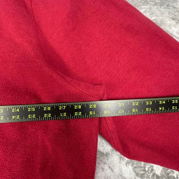 Vintage SDI Red Pullover Fleece Quarter-zip Sweater Size XXL - Picture 4 of 5
